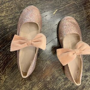 Ruby & Bloom size 1 girls glitter dress shoes